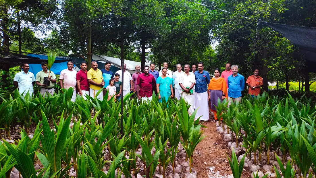 Farmers and growers at Jobson Garden